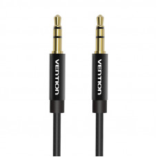 Audio kabelis 3,5 mm mini ligzda Vention BAGBD 0,5 m melns metāls