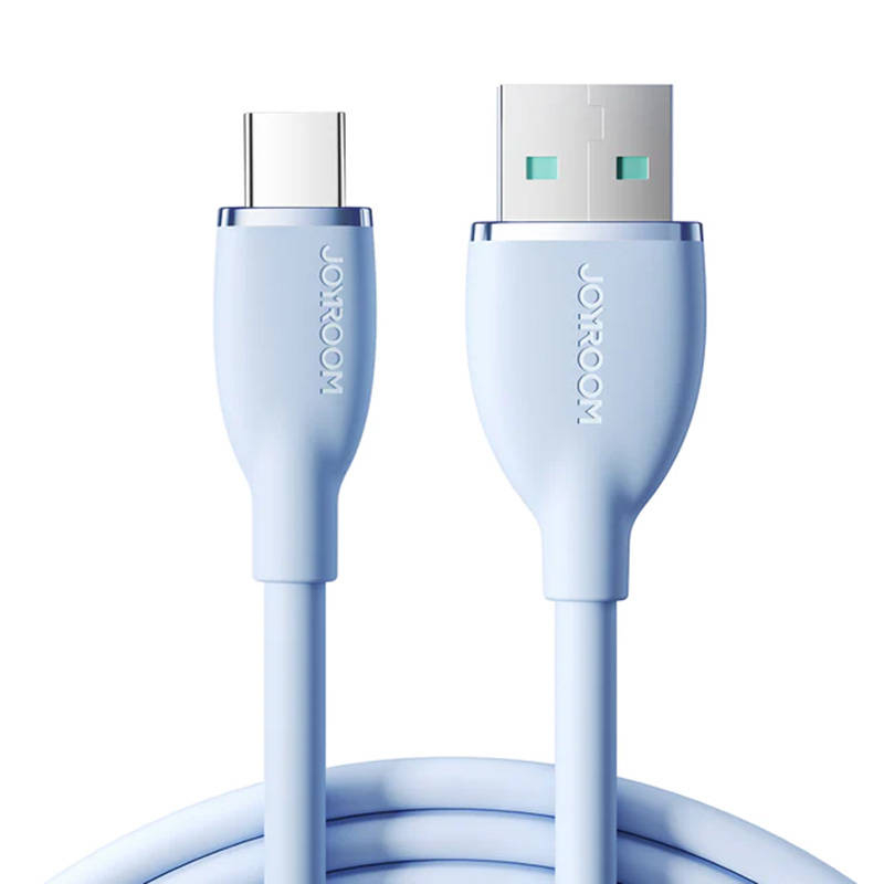 Joyroom Cable Colorful 3A USB to USB C SA29-AC3 / 3A / 1,2m (blue)