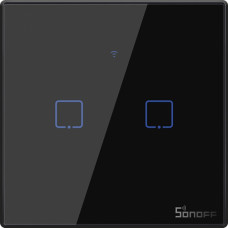 Sonoff skārienjūtīgs gaismas slēdzis WiFi + RF 433 Sonoff T3 EU TX (2 kanāli)