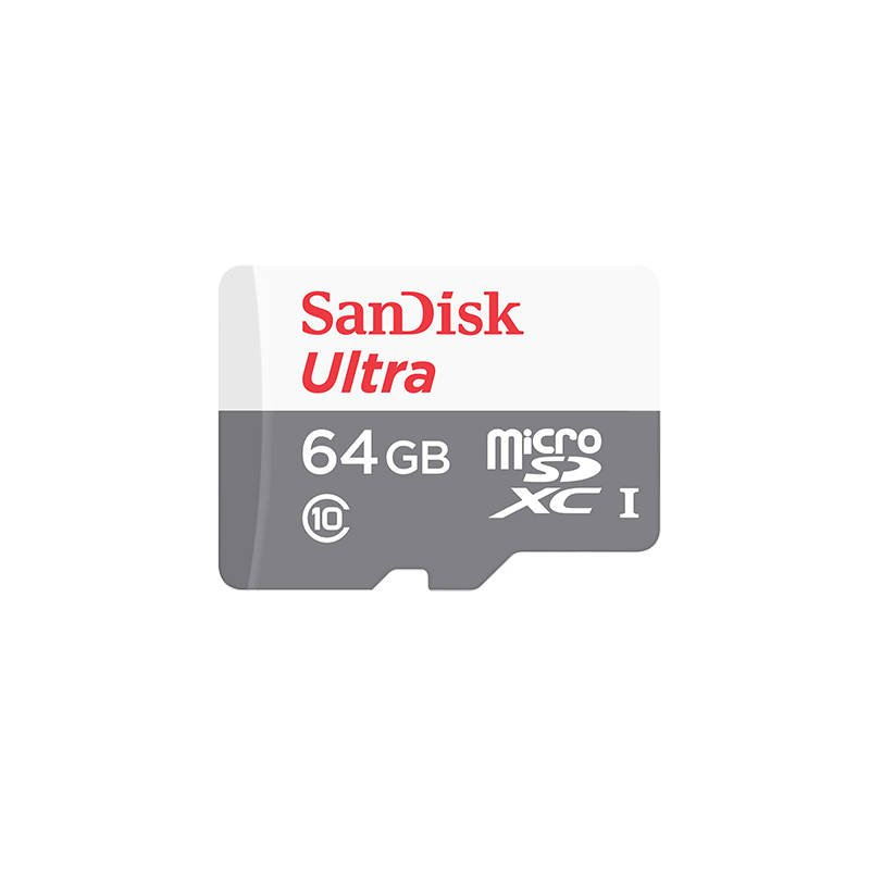 Sandisk atmiņas karte SanDisk Ultra Android microSDXC 64GB 100MB/s Class 10 UHS-I (SDSQUNR-064G-GN3MN)