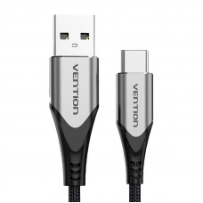 USB 2.0 A uz USB-C kabelis Vention CODHC 3A 0,25 m pelēks