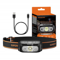 Galvas lukturis Superfire HL05-E, 120lm, USB