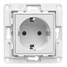 Shelly wall socket (white)