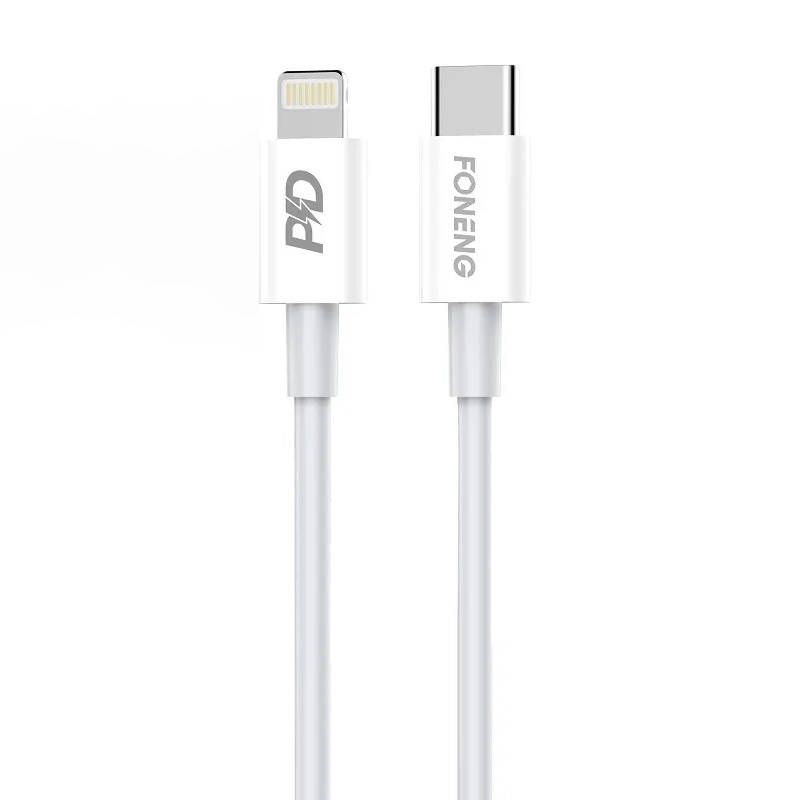 USB-C kabelis ,Foneng X31, 20W 1m (balts)