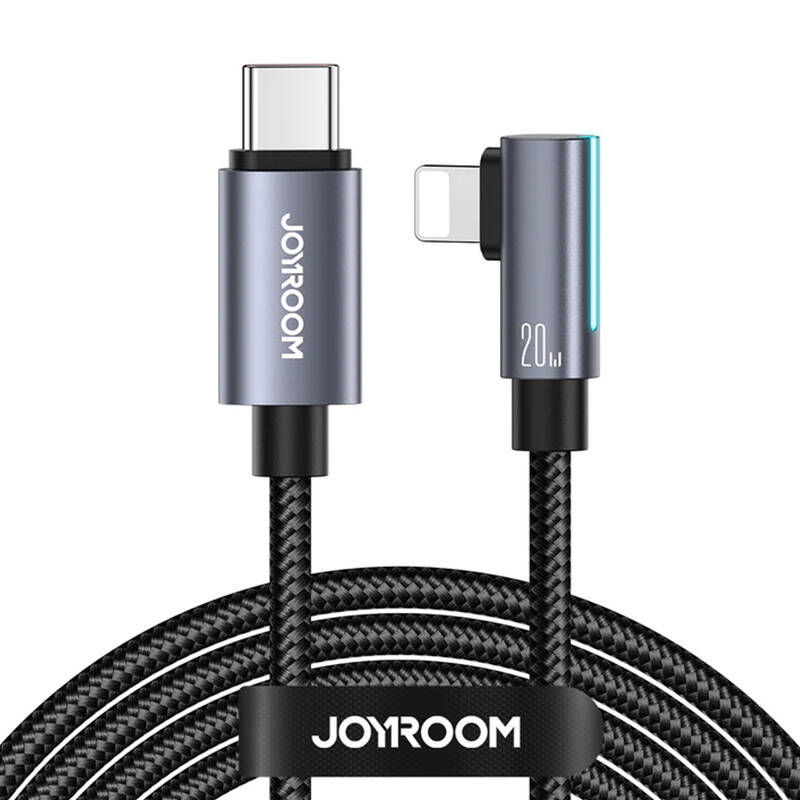 Joyroom Cable S-CL020A17 20W USB C to Lightning Angle Joyroom / 20W / 1,2m (black)