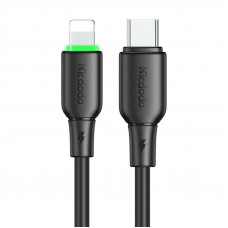 Mcdodo Cable USB-C do Lightning Mcdodo CA-4761 with LED light 1.2m (black)