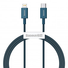 Baseus Superior sērijas kabelis no USB-C līdz iP, 20 W, PD, 1 m (zils)