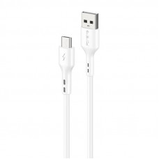 Foneng X36 USB to Micro USB Cable, 2.4A, 1m (White)