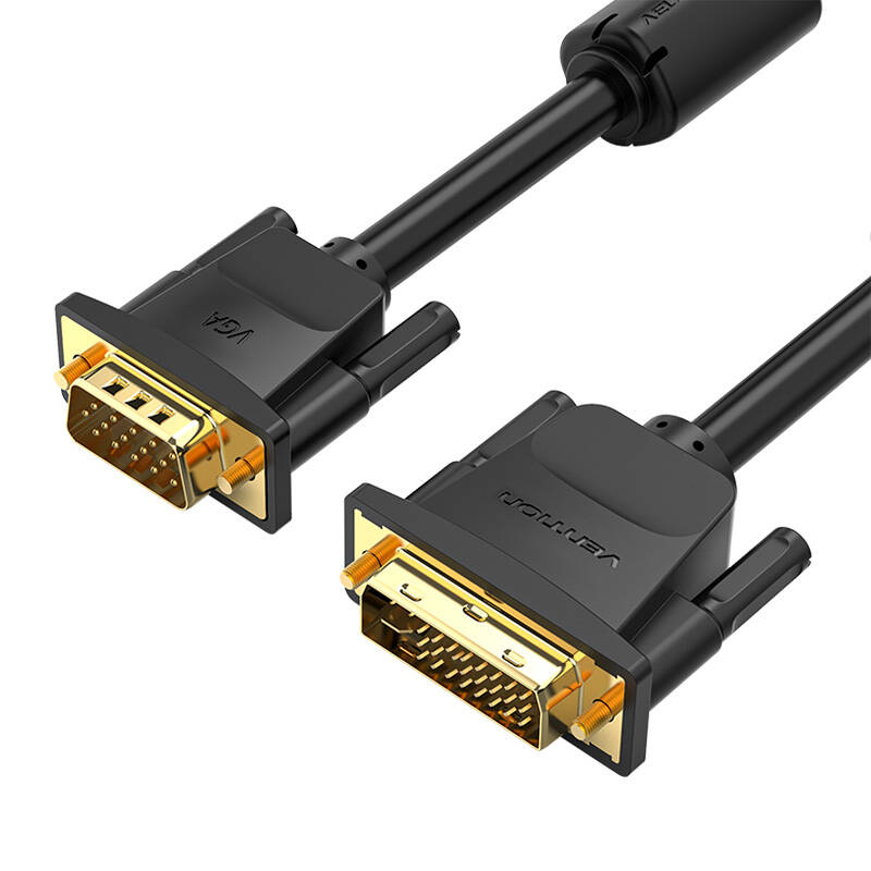 Vention DVI (24+5) to VGA Cable Vention EACBJ 5m, 1080P 60Hz (black)