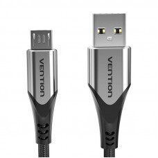 Kabelis USB 2.0 A uz Micro USB Vention COAHD 3A 0,5m pelēks