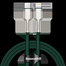 Baseus USB-C kabelis priekš Lightning Baseus Cafule, PD, 20W, 1m (zaļš)