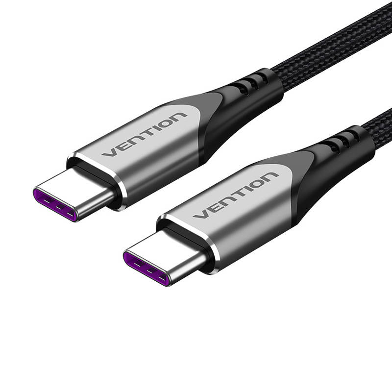 Vention Cable USB-C 2.0 to USB-C Vention TAEHF PD 100W 1m (gray)