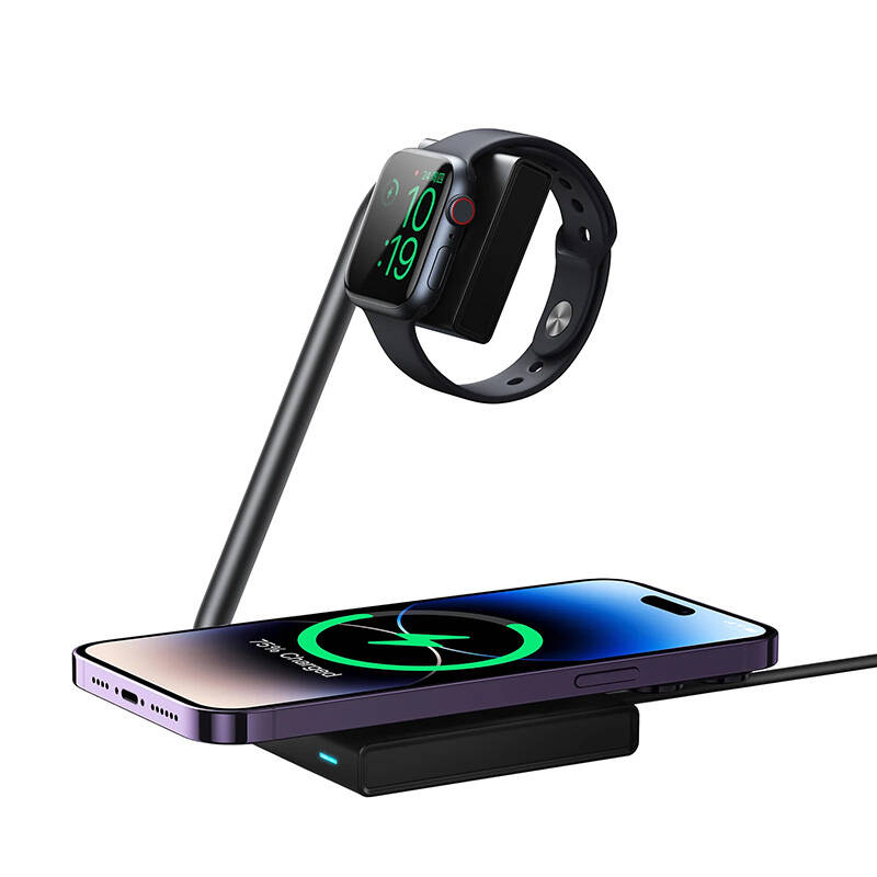 Joyroom 2in1 Magnetic Wireless Charger Joyroom JR-WQN05 15W (Black)