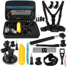 Puluz 20 in 1 Accessories Ultimate Combo Kits for sports cameras PKT11