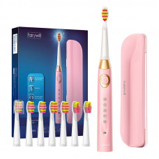 Fairywill Sonic toothbrush with head set and case FairyWill FW-508 (pink)