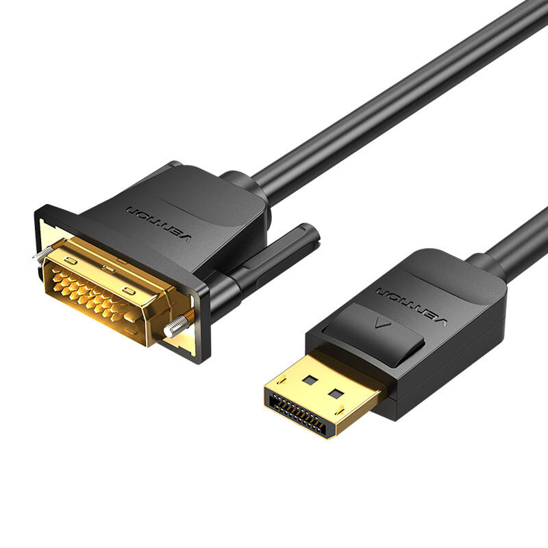 Vention DisplayPort to DVI (24+1) Cable 2m Vention HAFBH 1080P 60Hz(Black)