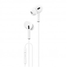 Foneng In-ear headphones, wired Foneng T33, mini jack 3.5mm, microphone (white)