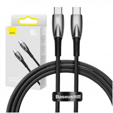 Baseus USB-C cable for USB-C Baseus Glimmer Series, 100W, 1m (Black)