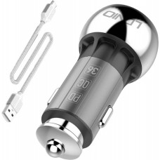 Ldnio C1 USB, USB-C Car charger + Kabel USB-C Cable