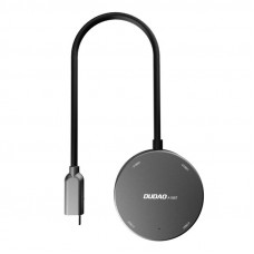 Dudao Hub Dudao A15B 4w1, USB 3.0 + 3x USB 2.0 to USB-C (grey)