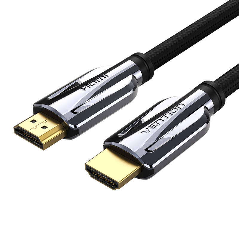 HDMI 2.1 Vention AALBG kabelis, 8K 60Hz/ 4K 120Hz, 1,5 m (melns)