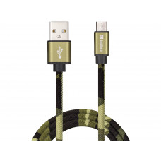 Sandberg 441-15 MicroUSB Green Camouflage 1m