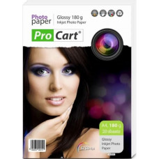 Procart glancēts fotopapīrs A4 180g/m2 20 lapas