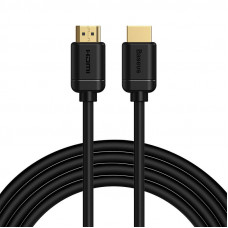 Baseus 2x HDMI 2.0 4K 60Hz Cable, 3D, HDR, 18Gbps, 3m (black)