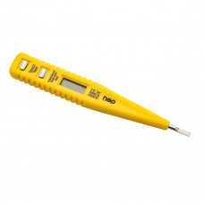 Deli Tools Voltage Tester 12-250V Deli Tools EDL8003 (yellow)