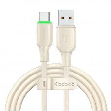 Mcdodo USB to USB-C Cable Mcdodo CA-4750 with LED light 1.2m (beige)