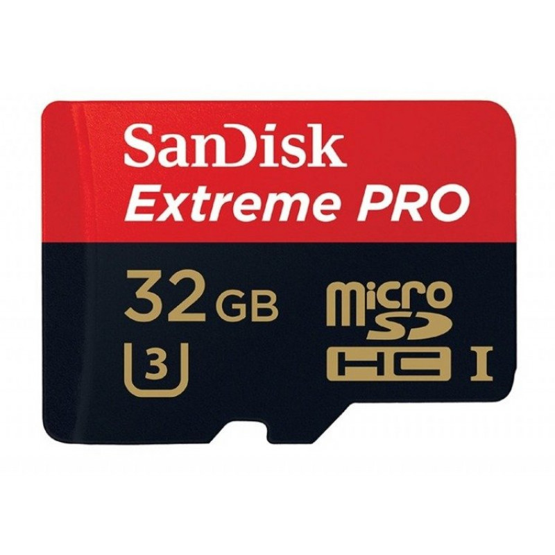 SanDisk Extreme Pro microSDHC 32GB - Augstas Veiktspējas Atmiņas Karte ar Paaugstinātu Drošību