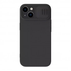 Nillkin CamShield Silky Silicone case for iPhone 14/13  (classic black))