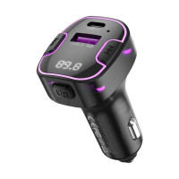 Auto lādētājs XO BCC12 Bluetooth MP3+5V3.1A 15W (melns)