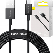 Baseus Superior sērijas kabelis no USB uz mikro USB, 2A, 2m (melns)