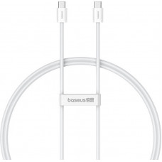 Baseus Kabel szybkiego ładowania USB-C do USB-C Baseus Superior 2 100W 1m (biały)