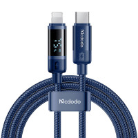 Mcdodo CA-5211 USB-C uz Lightning kabelis, 36 W, 1,2 m (zils)