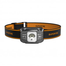 Galvas lukturis Superfire HL75-S, 350lm, USB