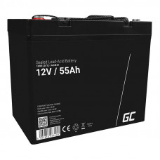 Green Cell Maintenance-free AGM VRLA Green Cell AGM49 12V 55Ah Battery (for lawnmower, scooter, boat, wheelchair)