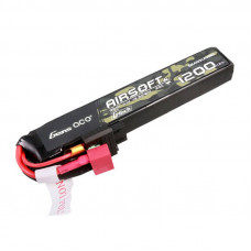 Gens Ace G-Tech 25C 1200mAh 3S1P 11.1V Airsoft Gun Lipo akumulators ar T spraudni