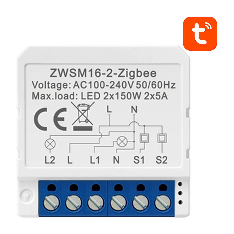 Avatto Smart Switch Module ZigBee Avatto ZWSM16-W2 TUYA