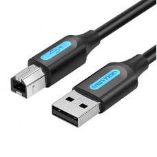 Vention USB 2.0 A to B cable Vention COQBJ 2A 5m Black PVC