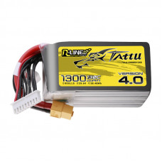 R-Line versija 4.0 1300mAh 29.6V 130C 8S1P Lipo akumulators ar XT60 spraudni