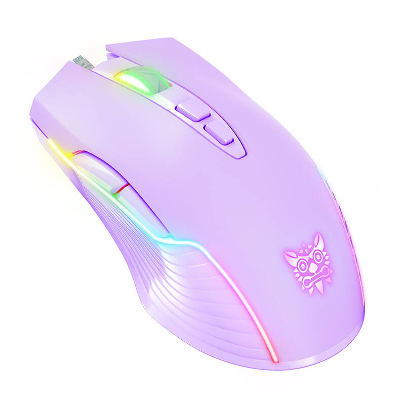 RGB vadu spēļu pele CW905 violeta