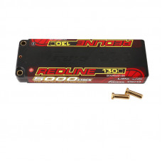 Gens Ace Redline Series 5000mAh 7.4V 130C 2S1P Hard Case 56# HV Lipo Berija