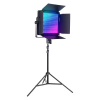 Komplekts Neewer RGB1200 LED divas lampas 60W 2500-8500K + statīvi