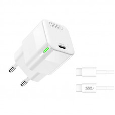 XO Wall charger XO CE06, 30W, USB-C, with cable UBS-C