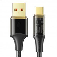 USB–USB-C kabelis, Mcdodo CA-2090, 6A, 1,2 m (melns)