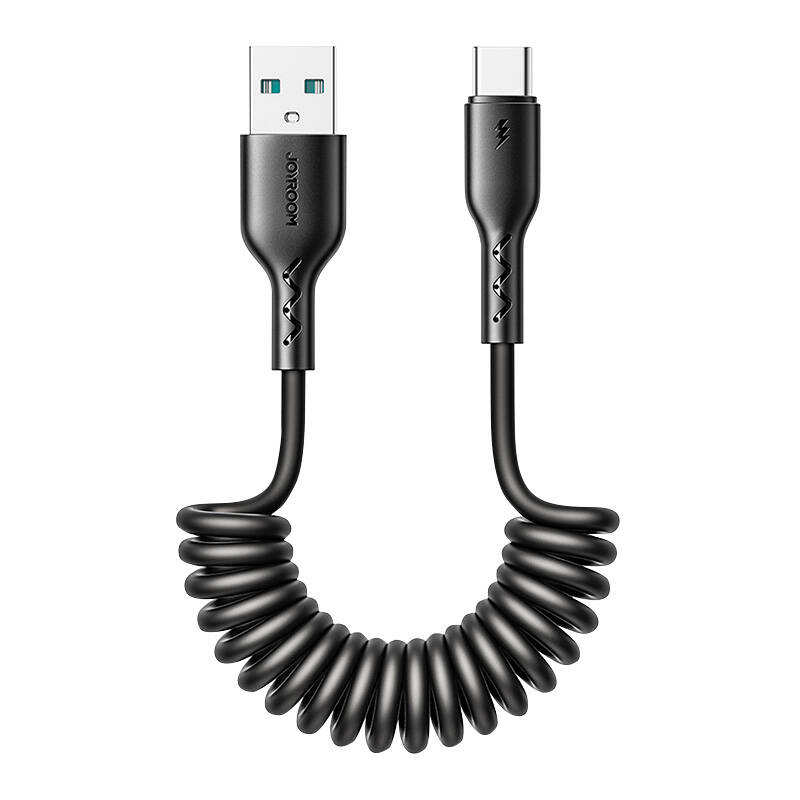 Joyroom Fast Charging cable for car Joyroom USB-A to Type-C Easy-Travel Series 3A 1.5m, coiled (black)