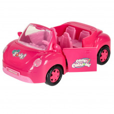 Doll car convertible puppy picnic set pink 4 el.