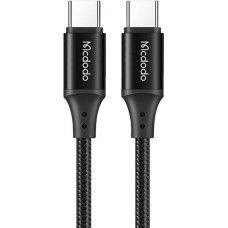 Mcdodo USB-C–USB-C kabelis Mcdodo CA-5641, 60 W, 1 m (melns)